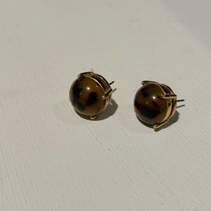 Kate spade tortoise stud earrings